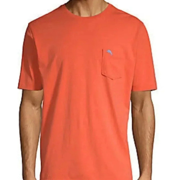 Tommy Bahama Dubarry Coral Embroidered Logo Pocket - Picture 1 of 8